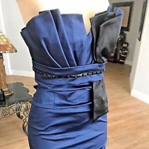 House of Dereon Formal Strapless Cocktail Dress